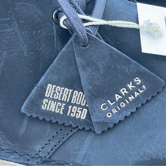 Clarks Desert Boot - Men's Navy Leather 13 NWT - Picture 3 of 7